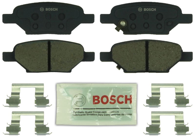 بوش مجموعة وسادات فرامل قرص السيراميك الفاخرة من BOSCH BC1033 - متوافقة مع مجموعة مختارة من سيارات شيفروليه كوبالت HHR ماليبو؛ بونتياك G5 G6 بيرسوت؛ هالة زحل أيون؛ مؤخرة - Image 2